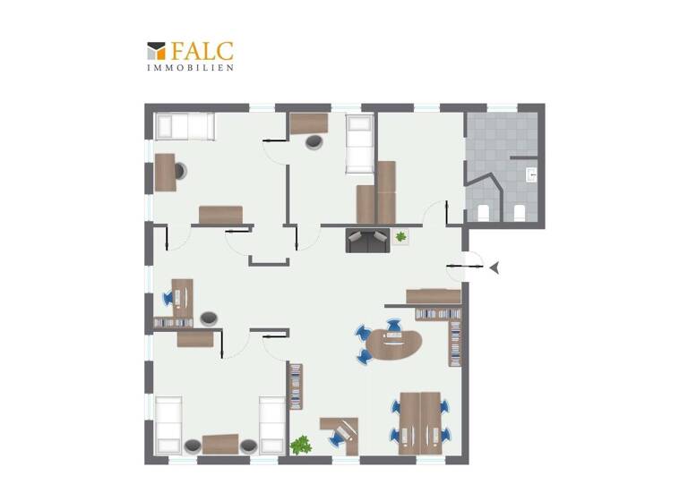 Büro zur Miete 1.300 € 150 m² Bürofläche Tuttlingen 78532