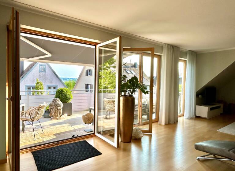 Wohnung zur Miete 1.400 € 3,5 Zimmer 109 m²<br/>Wohnfläche 2.<br/>Geschoss ab sofort<br/>Verfügbarkeit Hagnau am Bodensee 88709