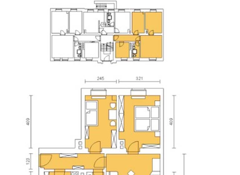 Wohnung zur Miete 470 € 3 Zimmer 58,7 m² frei ab 12.04.2026 Nürnberger Str. 12 Südvorstadt-West Dresden 01187