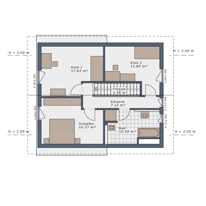 Einfamilienhaus zum Kauf provisionsfrei 586.373 € 5 Zimmer 140 m²<br/>Wohnfläche 299 m²<br/>Grundstück Buchen Buchen 74722