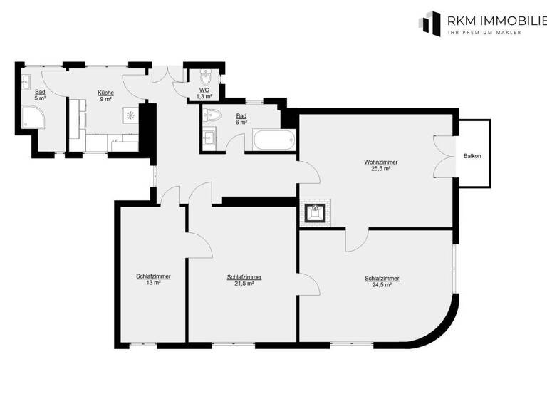 Wohnung zum Kauf 990.000 € 4 Zimmer 121 m² 3. Geschoss Wien 1030