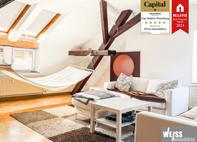 Wohnung zum Kauf 129.000 € 2 Zimmer 75 m² Dachgeschoss, 3. Geschoss Ochsenfurter Straße 15 Marktbreit Marktbreit 97340