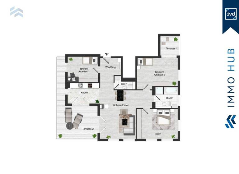 Wohnung zum Kauf 815.000 € 4 Zimmer 126,7 m² 5. Geschoss Zentrum-Südost Leipzig 04103