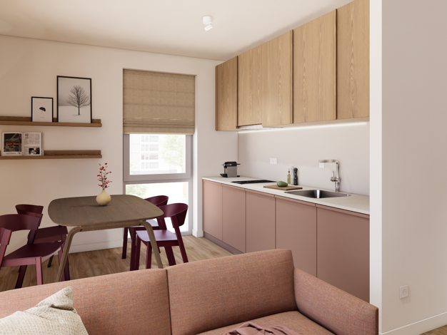 Wohnung zur Miete - Erstbezug 1.354 € 1 Zimmer 36 m² Buschkrugallee 64 Britz Berlin 12359