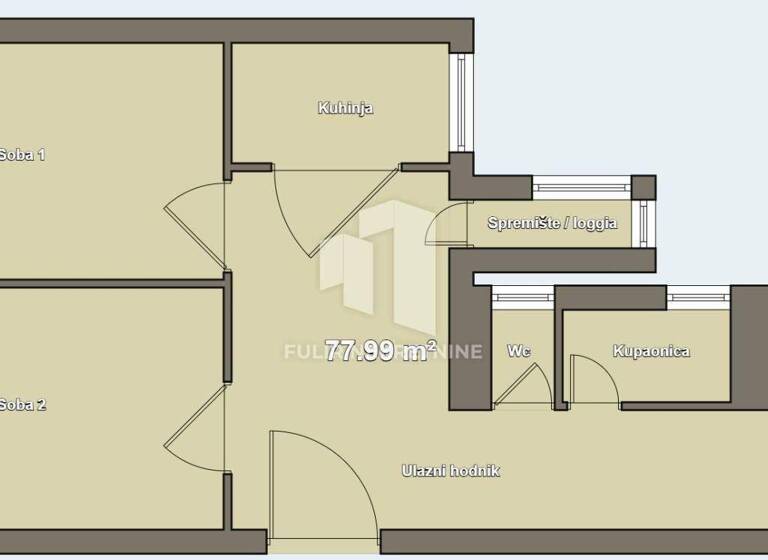 Wohnung zum Kauf 300.000 € 4 Zimmer 77 m² 3. Geschoss Donji grad, Donji Grad Mimara