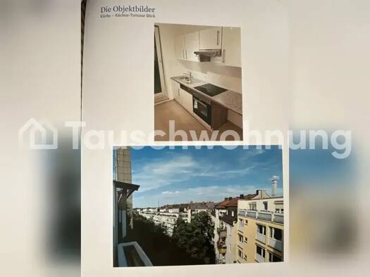 Penthouse zur Miete Tauschwohnung 1.290 € 2 Zimmer 58 m² 6. Geschoss Neuhausen-Nymphenburg München 80636