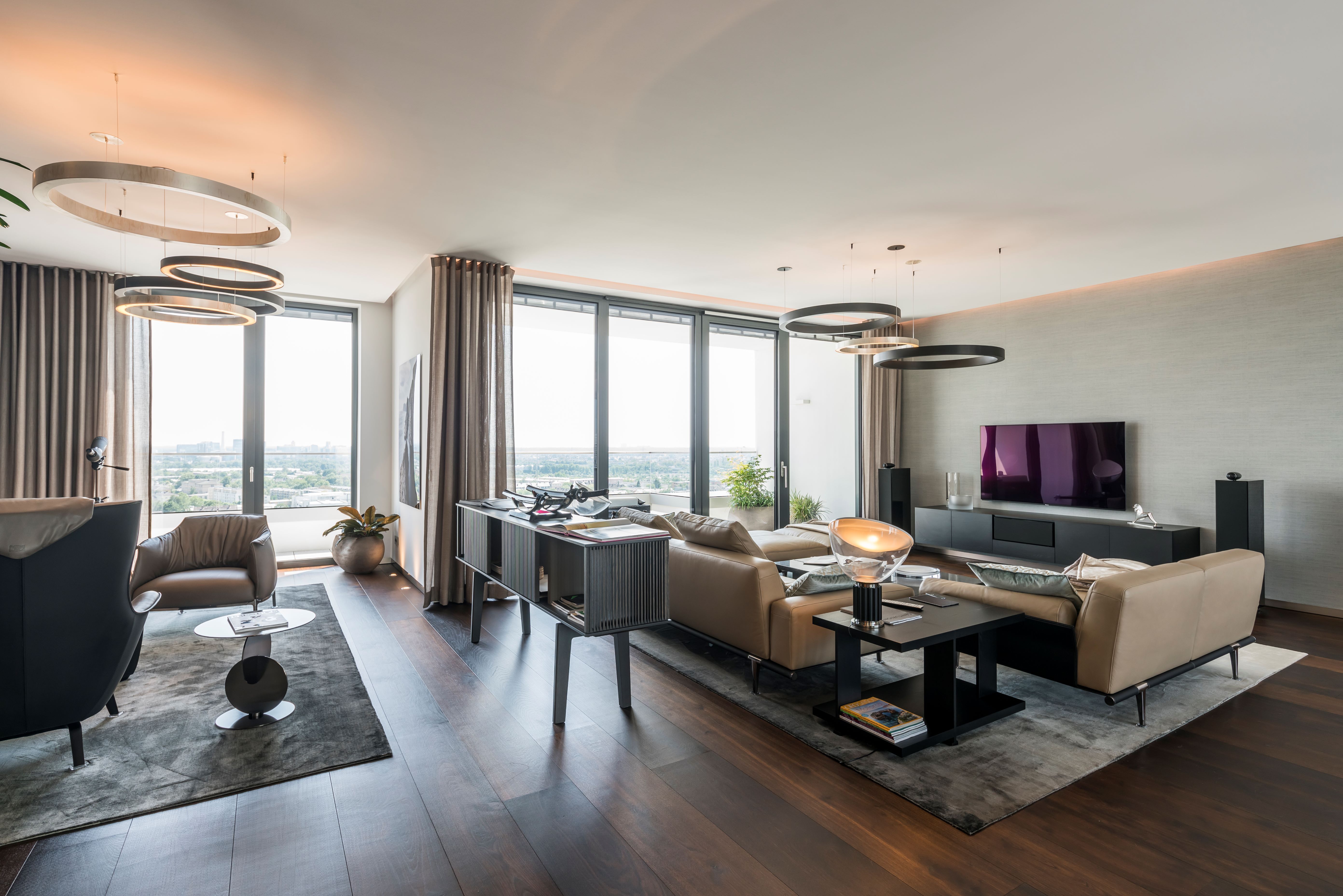 Penthouse zum Kauf provisionsfrei 2.950.000 € 5 Zimmer 243 m²<br/>Wohnfläche 19.<br/>Geschoss Gallus Frankfurt am Main 60486