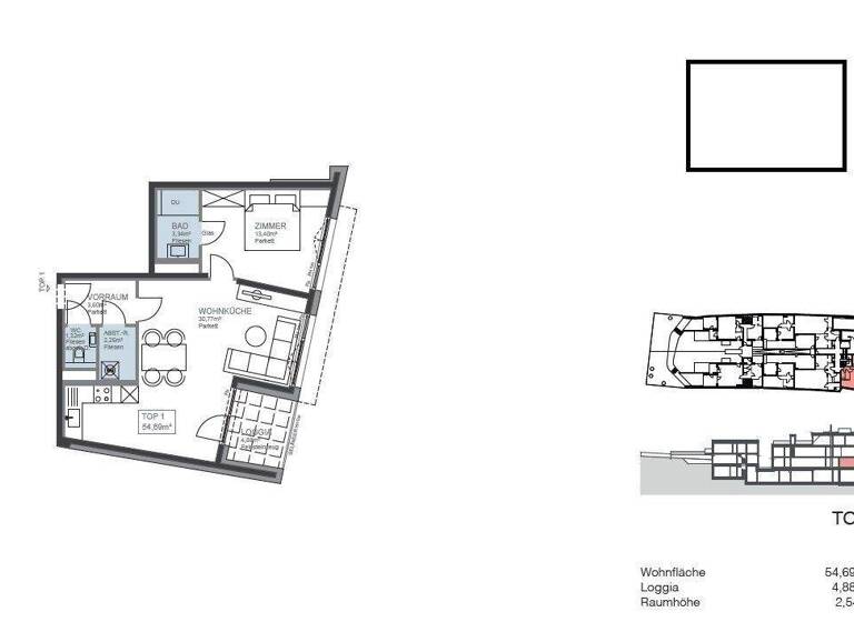 Wohnung zum Kauf 389.815 € 2 Zimmer 54,6 m² EG Wien 1130