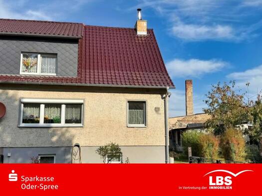Doppelhaushälfte zum Kauf 249.000 € 5 Zimmer 104 m² 2.027 m² Grundstück Schönfelde Steinhöfel 15518