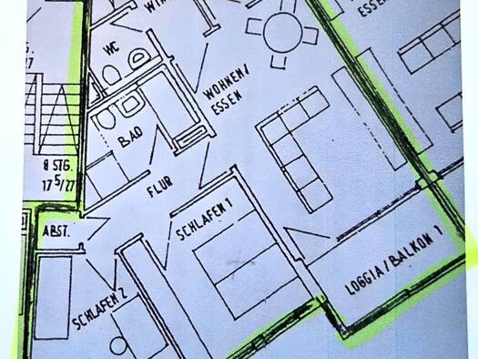 Wohnung zur Miete 650 € 3 Zimmer 80 m² 1. Geschoss frei ab 01.11.2026 Hofgartenstraße 50 Troisdorf Troisdorf 53840