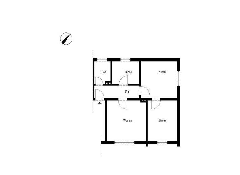 Wohnung zur Miete 300 € 3 Zimmer 56 m² EG Brockhauser Weg 22 Gevelndorf Lüdenscheid 58507