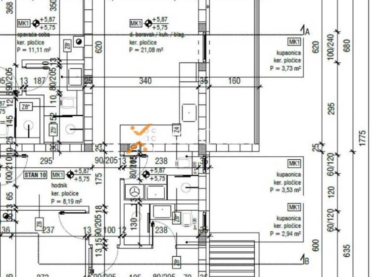 Wohnung zum Kauf 439.000 € 3 Zimmer 101 m² 2. Geschoss Nin