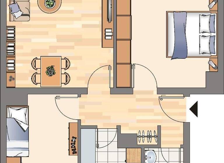 Wohnung zur Miete 523 € 3 Zimmer 65 m² 2. Geschoss Gudrunstraße 146 Wickede Dortmund 44319