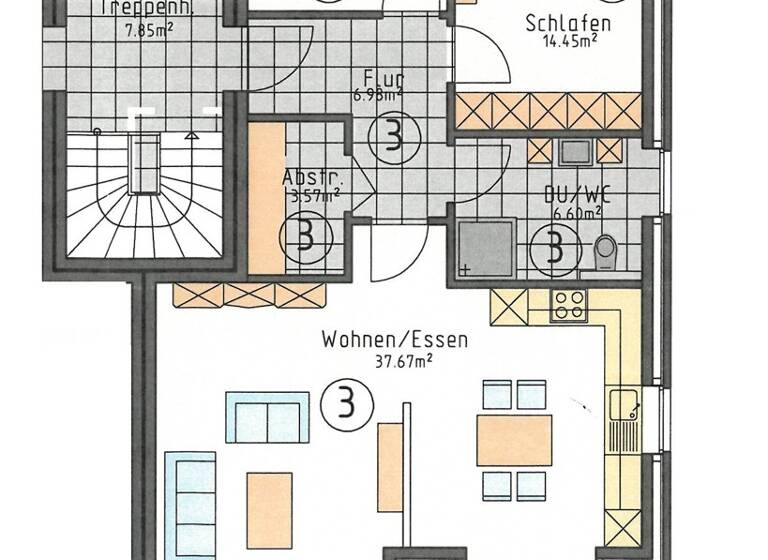 Wohnung zum Kauf - Erstbezug 309.000 € 3 Zimmer 83,8 m² 1. Geschoss Neermoor Moormerland 26802