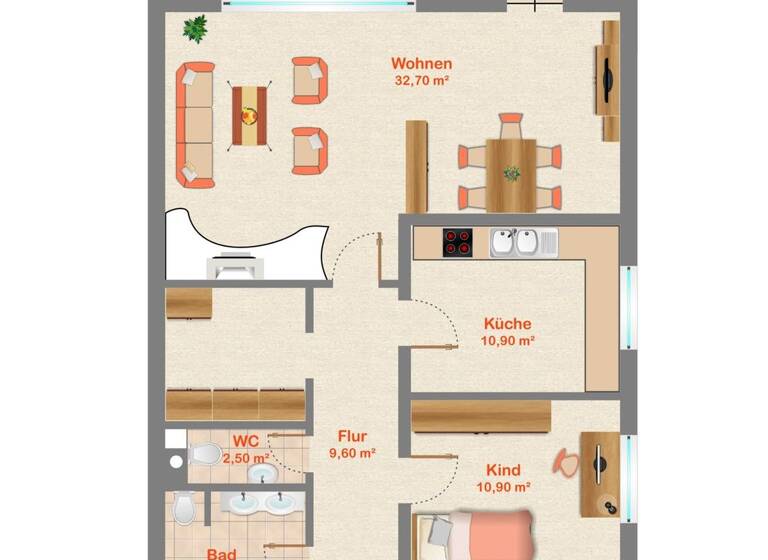 Wohnung zum Kauf 475.000 € 3 Zimmer 105 m²<br/>Wohnfläche Erling Andechs 82346