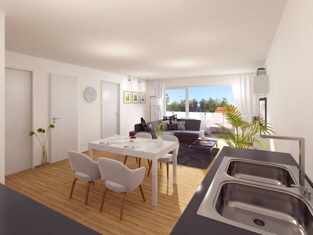 Wohnung zum Kauf provisionsfrei 359.900 € 2 Zimmer 78,3 m² 1. Geschoss Bachstraße     WE 5 Obersontheim Obersontheim 74423