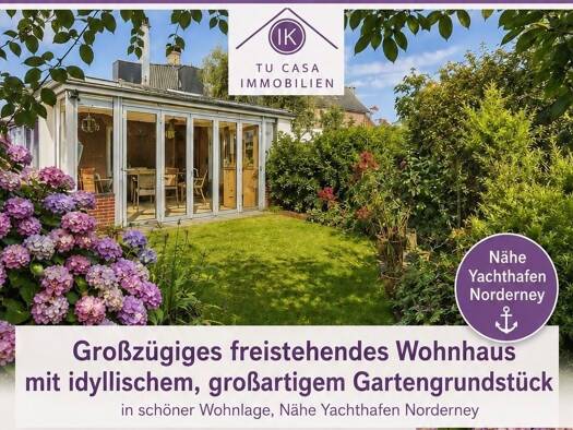 Einfamilienhaus zum Kauf als Kapitalanlage geeignet 10 Zimmer 142 m² 569,1 m² Grundstück Norderney 26548