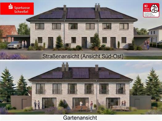Wohnanlage zum Kauf - Erstbezug provisionsfrei als Kapitalanlage geeignet 439.000 € 4 Zimmer 118 m² 392,7 m² Grundstück Fintel 27389