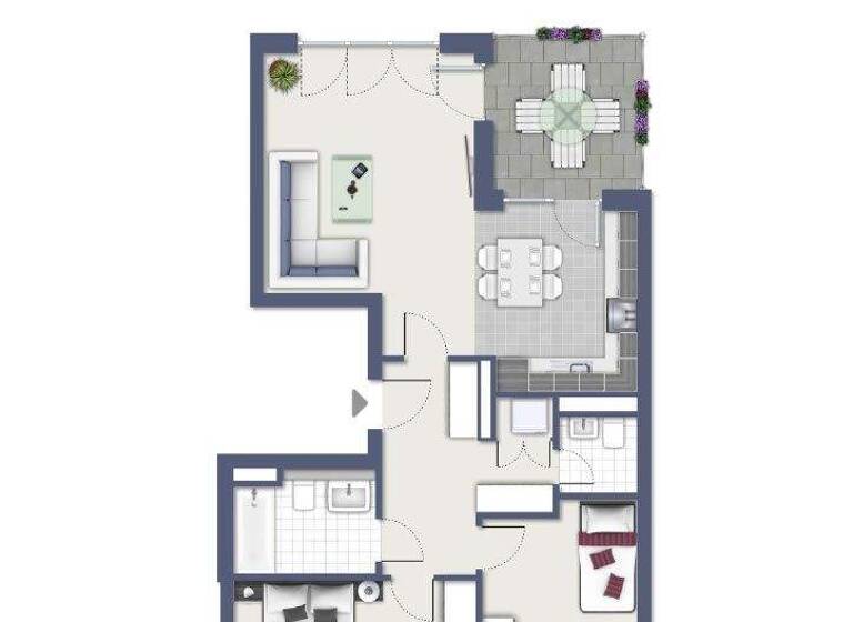 Wohnung zur Miete - Erstbezug 1.260 € 3 Zimmer 82,5 m² 2. Geschoss Frieda-Mager-Allee 6 Dransdorf Bonn 53121