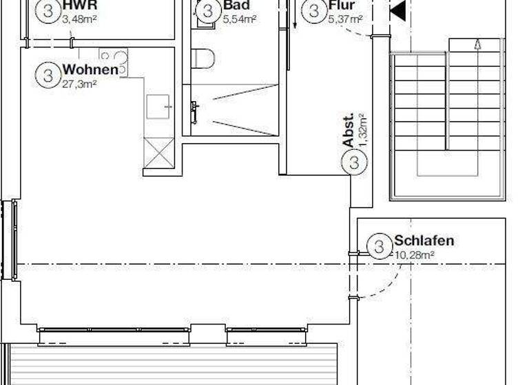 Wohnung zur Miete - Erstbezug 865 € 2 Zimmer 57,5 m² 1. Geschoss frei ab 01.05.2026 Osternburg Oldenburg 26135