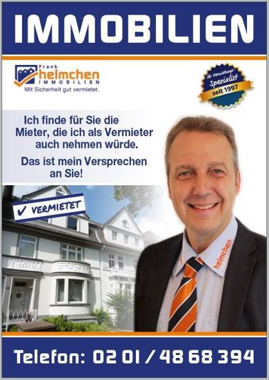 Wohnung zur Miete 595 € 2 Zimmer 67 m² 11. Geschoss frei ab sofort Bredeney Essen 45133