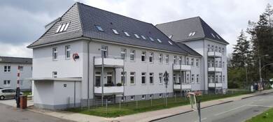 Wohnung zur Miete 597 € 2 Zimmer 41,2 m² 1. Geschoss Neumühler Straße 12 Neumühle Schwerin 19057
