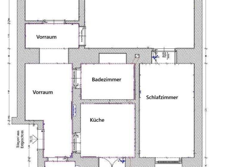 Wohnung zum Kauf 380.000 € 3 Zimmer 57 m² EG Lessinggasse Wien 1020