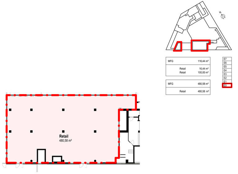 Laden zur Miete 16 € Wien 1210