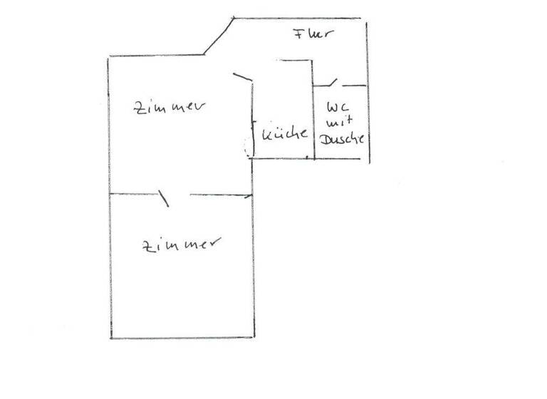 Wohnung zur Miete 897 € 2 Zimmer 42,5 m² 2. Geschoss Vogelhüttendeich 69, 2. OG MItte Wilhelmsburg Hamburg 21107