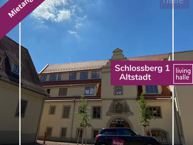 Wohnung zur Miete 550 € 1,5 Zimmer 60 m² Dachgeschoss, 2. Geschoss Schlossberg 1 Altstadt Halle / Mitte 06108