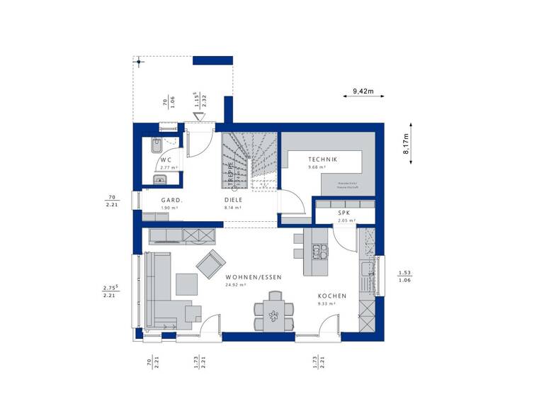 Einfamilienhaus zum Kauf 514.500 € 5 Zimmer 122,5 m²<br/>Wohnfläche 900 m²<br/>Grundstück Klosterdorf Oberbarnim 15377