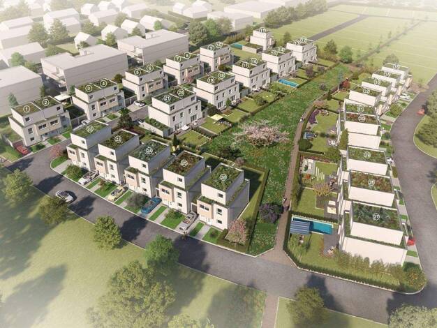 Doppelhaushälfte zum Kauf - Erstbezug provisionsfrei 499.990 € 6 Zimmer 129 m² 246 m² Grundstück Am Pfefferminzbähnel Lachen-Speyerdorf Neustadt an der Weinstraße 67435