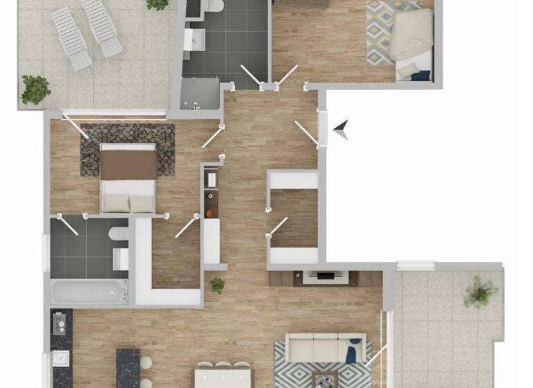 Wohnung zum Kauf 720.000 € 3,5 Zimmer 124,2 m² 3. Geschoss frei ab sofort Grenzach Grenzach-Wyhlen 79639