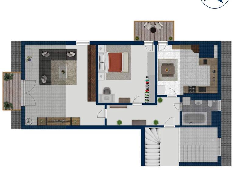 Wohnung zum Kauf 215.000 € 2 Zimmer 59 m² EG Großkötz Kötz / Großkötz 89359