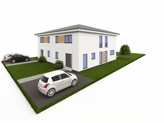Doppelhaushälfte zum Kauf provisionsfrei 698.500 € 5 Zimmer 131 m² 360 m² Grundstück Leichendorf Zirndorf 90513