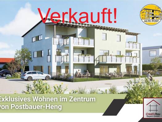 Terrassenwohnung zum Kauf - Erstbezug provisionsfrei 427.900 € 3,5 Zimmer 85 m² Geschoss EG/2 frei ab 31.12.2027 Württemberger Straße 5 Postbauer-Heng 92353
