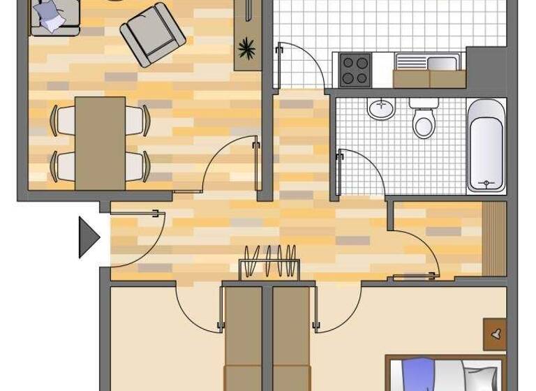 Wohnung zur Miete 499 € 3 Zimmer 75,3 m² 3. Geschoss Möllmannsweg 1 Hassel Gelsenkirchen 45896