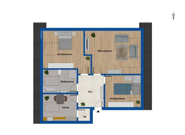 Wohnung zum Kauf 99.000 € 3 Zimmer 60,5 m² 2. Geschoss Wesendorf 29392