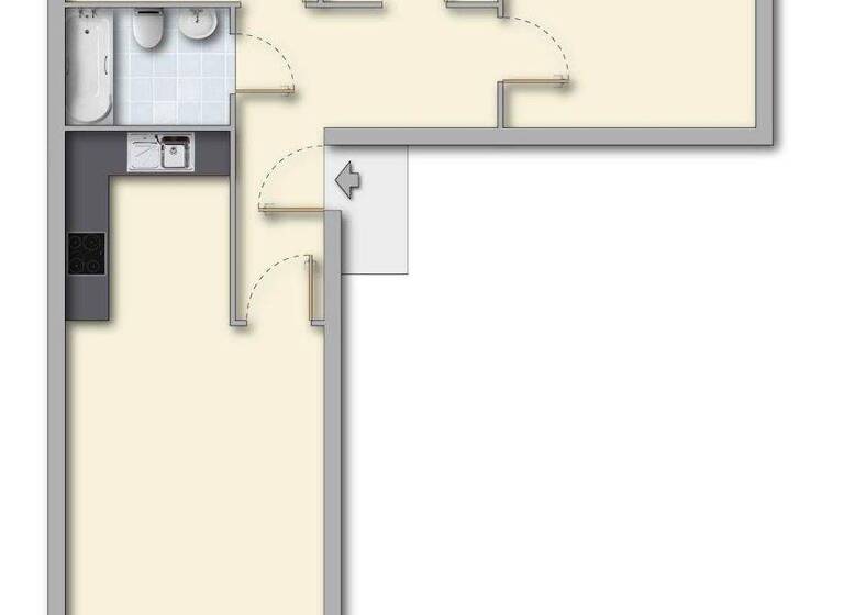 Wohnung zur Miete 505 € 4 Zimmer 81,8 m² 4. Geschoss frei ab 01.04.2026 Südstraße 9 Ohrdruf 99885