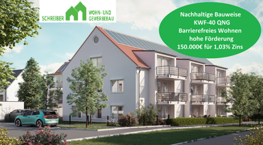 Terrassenwohnung zum Kauf provisionsfrei 594.800 € 2 Zimmer 73 m² EG Nelkenstraße 2 Eching Eching 85386