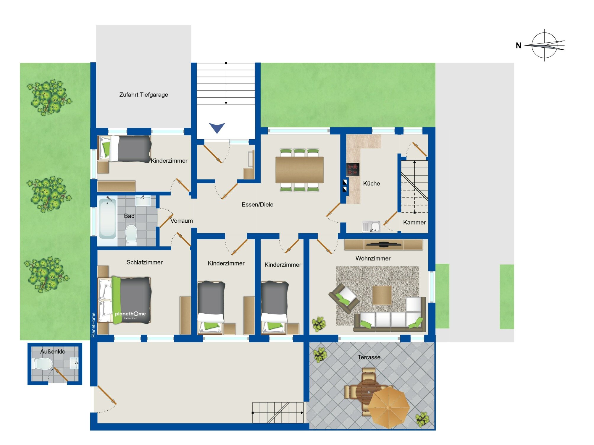 Einfamilienhaus zum Kauf 259.000 € 6 Zimmer 170 m²<br/>Wohnfläche 2.047 m²<br/>Grundstück Weichensdorf Friedland 15848