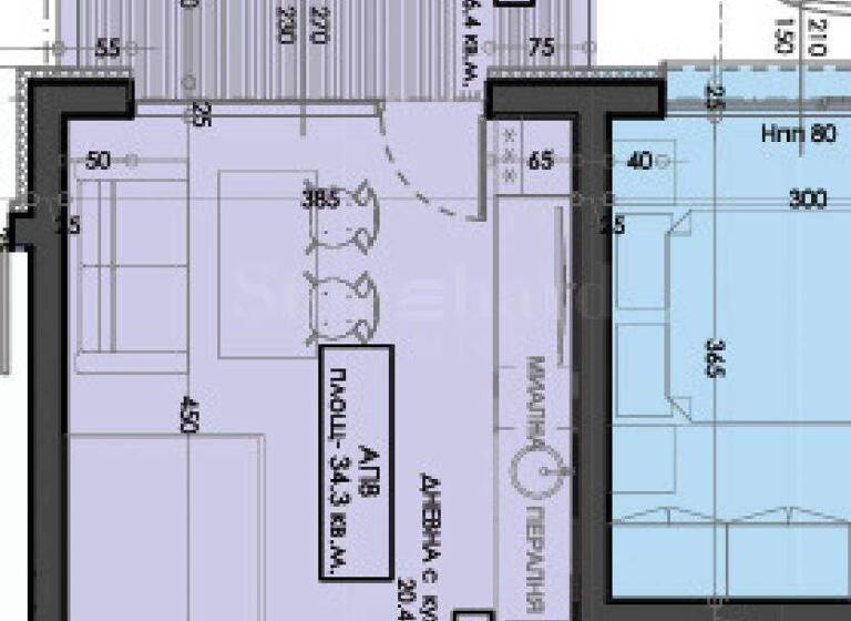 Studio zum Kauf 42.635 € 1 Zimmer 38,8 m² Velingrad