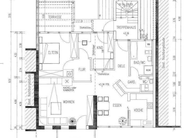 Mehrfamilienhaus zum Kauf provisionsfrei 345.000 € 8 Zimmer 165 m² 333 m² Grundstück Hochemmingen Bad Dürrheim 78073