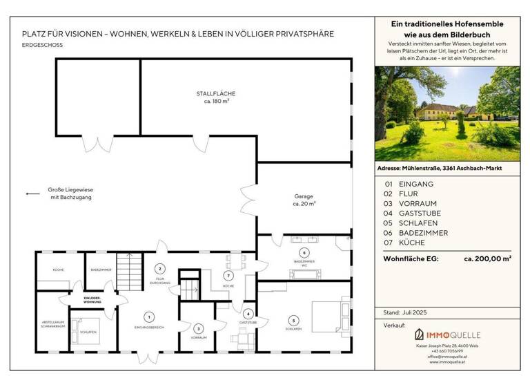 Land-/Forstwirtschaft zum Kauf 550.000 € 12.629 m² Grundstück Aschbach-Markt 3361