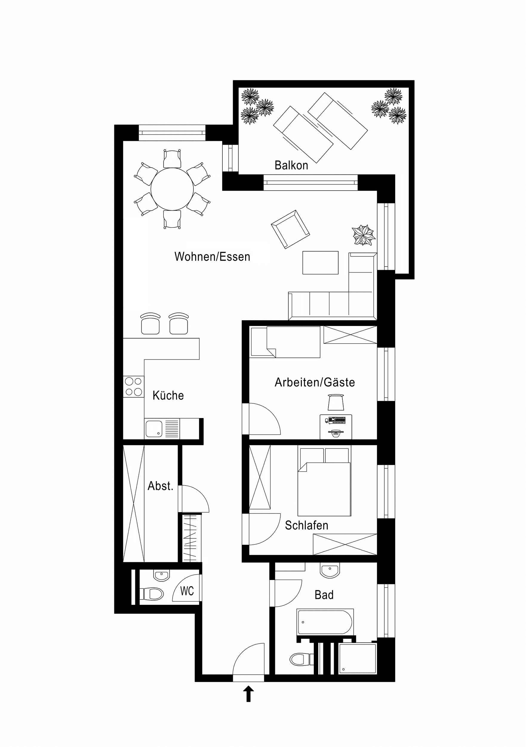 Wohnung zum Kauf 525.000 € 3 Zimmer 100,5 m²<br/>Wohnfläche 1.<br/>Geschoss Eutin 23701