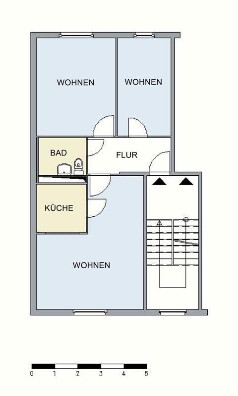 Wohnung zur Miete 250 € 3 Zimmer 60 m²<br/>Wohnfläche 1.<br/>Geschoss 01.04.2025<br/>Verfügbarkeit Fohlenwinkel 16 Reitbahnviertel Neubrandenburg 17034