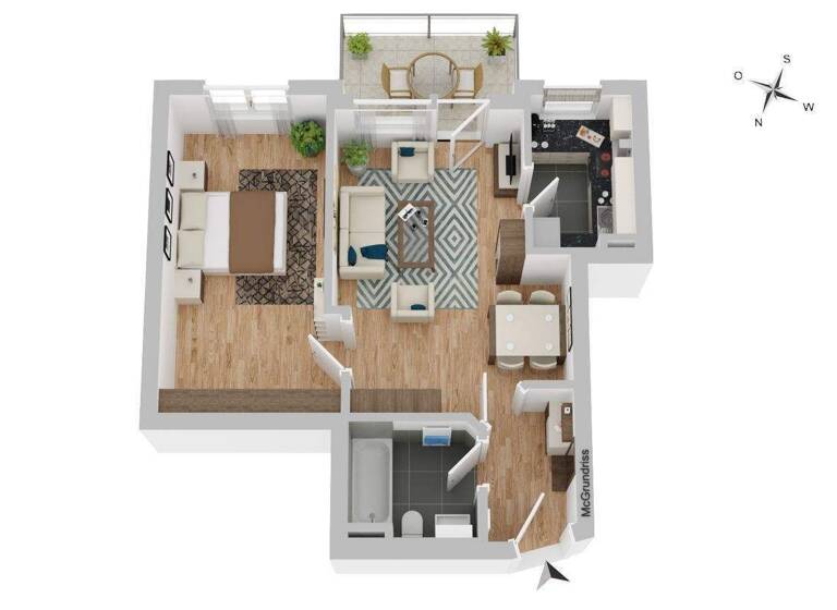 Studio zum Kauf 189.000 € 2 Zimmer 52 m² 1. Geschoss Gmünder Straße 81/1 Schorndorf 73614