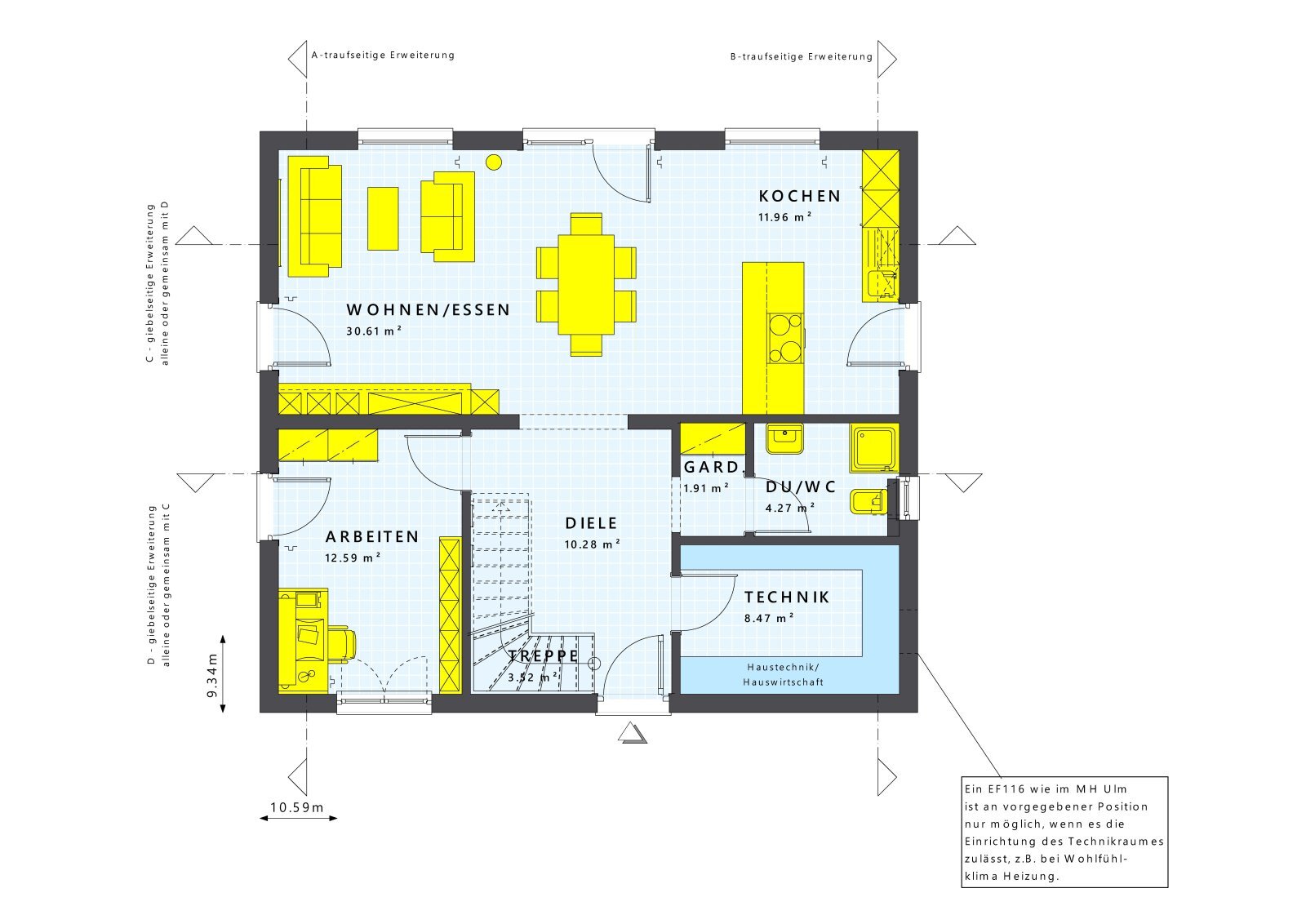 Einfamilienhaus zum Kauf provisionsfrei 477.289 € 5 Zimmer 165 m²<br/>Wohnfläche 528 m²<br/>Grundstück Wenings Gedern 63688