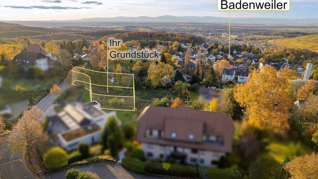 Grundstück zum Kauf 429.000 € 640 m² Grundstück Badenweiler 79410