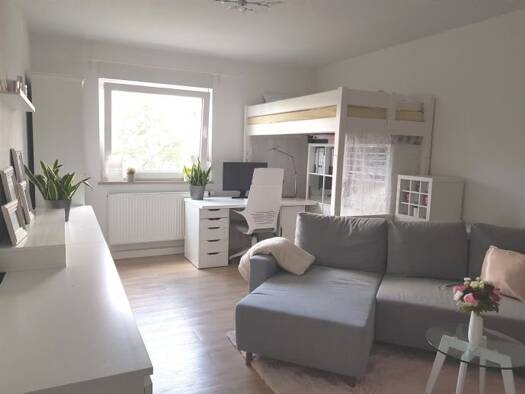 Wohnung zur Miete 430 € 1 Zimmer 34,5 m² 5. Geschoss frei ab 01.02.2026 Bauvereinstr. 21 Wöhrd Nürnberg 90489